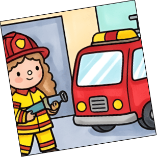 Desenho de criança sonhando em ser cientista