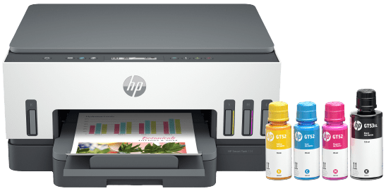 Impressora HP Smart Tank multifuncional para pequenos negócios