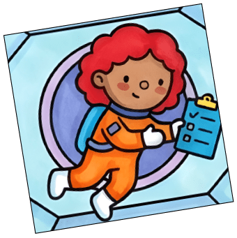 Desenho de criança sonhando em ser professora